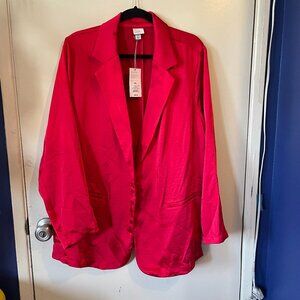 a new day Women's Red Blazer